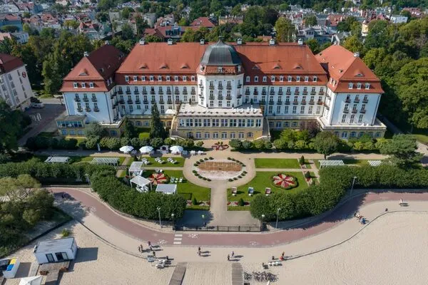 Widok na morze z Grand Hotel Sopot